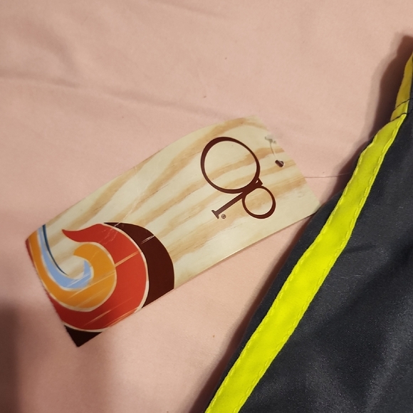 OP Gray and Yellow Athletic Swim Trunks Quick-Dry - Picture 7 of 8